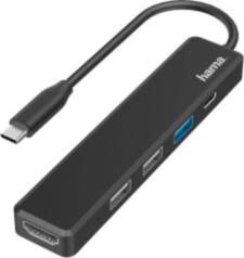 HAMA MULTIPORT USB-C-5, 3xUSB-A USB-C, HDMI