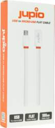 Jupio Flat Cable Micro USB WHITE