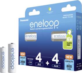 Panasonic Eneloop 4 BP AA -4