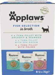 APPLAWS Cat Pouch Multipack Fish Selection