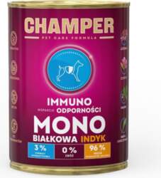 CHAMPER Immuno монопротеиновый корм для собак