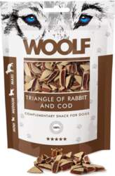 WOOLF Rabbit And Cod Triangle 100g