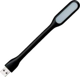 LUXERA USB-LIGHT, 1W, BLACK