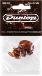9010TP SHELL PLASTIC MEDIUM FINGERPICKS (4-PACK)