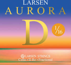 Cello Strings Larsen Aurora D 1/16