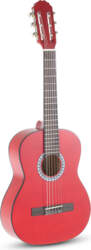 Classical guitar Basic 1/2 transparent red
