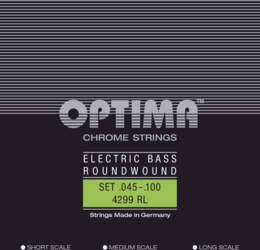 E-Bass Strings Chrome Strings Round Wound
