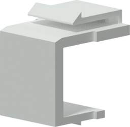 Keystone blind plate White Procab
