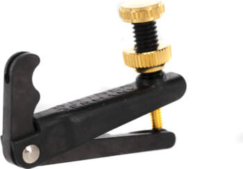Violin fine tuner Black/Gold plated String
