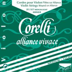 Violin strings Alliance Vivace Medium-light 800MLB