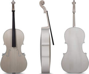 Cello 7/8 White instruments