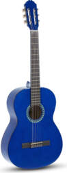 Classical guitar Basic 4/4 transparent blue
