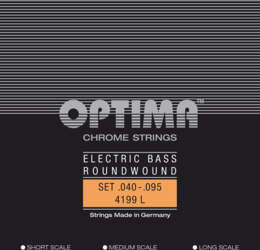 E-Bass Strings Chrome Strings Round Wound