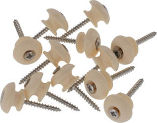 End button Cream Guitar Accessories