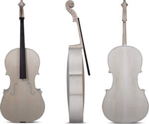 Cello 7/8 White instruments
