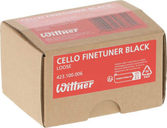 Cello fine tuner Black String adjuster
