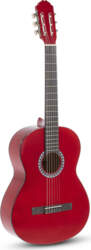 Classical guitar Basic 4/4 transparent red