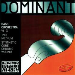Double bass strings Dominant nylon core