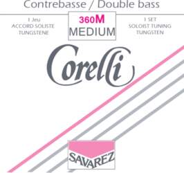 Double bass strings Solo tuning nickel