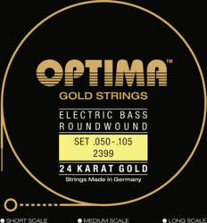 E-Bass Strings Gold Strings Round Wound