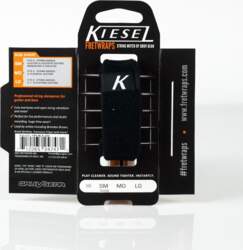 Kiesel FretWraps String Dampeners (Black, Medium)