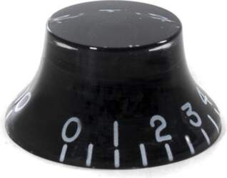 Poti button Black Guitar Accessories