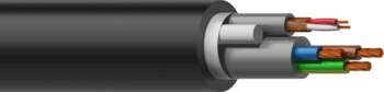Power & balanced signal cable -