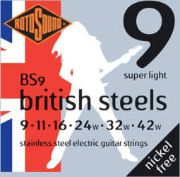 Strings for E-guitar British Steels Set