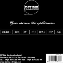 Strings for E-guitar Gold strings round