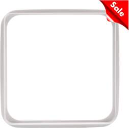 Adapter frame for flush mounting and