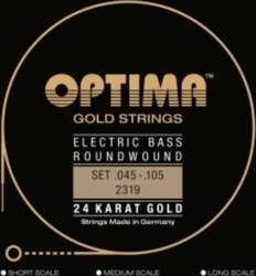 E-Bass Strings Gold Strings Round Wound