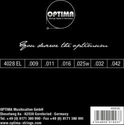 Strings for E-guitar Chrome strings round