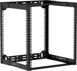 19" in depth adjustable open-frame rack