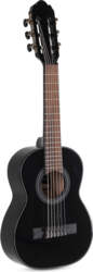 Classical guitar Student black 1/4 size