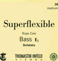 Double bass strings Superflexible rope core