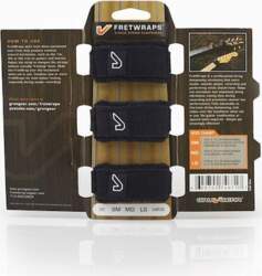 FretWraps String Muters 3-Pack (Black, Extra