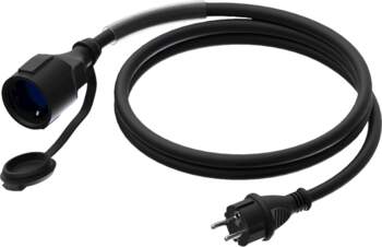 Power cable - schuko male -
