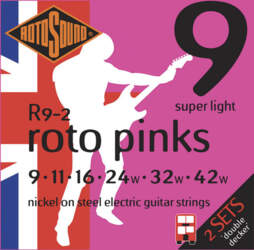 Strings for E-guitar Roto 2 sets