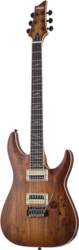 C-1 EXOTIC SPALTED MAPLE SNVB Schecter