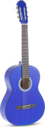 Classical guitar Basic 3/4 transparent blue