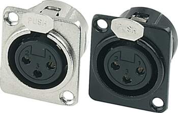 Plug XLR Black Plug