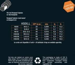 Strings for E-guitar Hexagonal Explosion Nickel