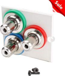 SYSWALL Front panel 3 x RCA