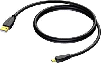 USB A - USB mini B