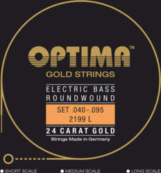 E-Bass Strings Gold Strings Round Wound