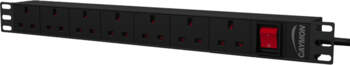 19" power distribution unit - 7x