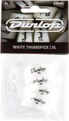 9004P WHITE PLASTIC EXTRA LARGE THUMBPICKS