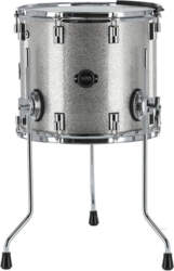 E-Drum Shell Floor Tom Silver Sparkle