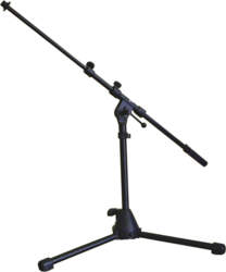 Microphone drum stand with extendable boom