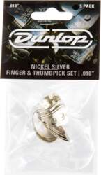 NICKEL SILVER FINGER & THUMBPICKS .018MM